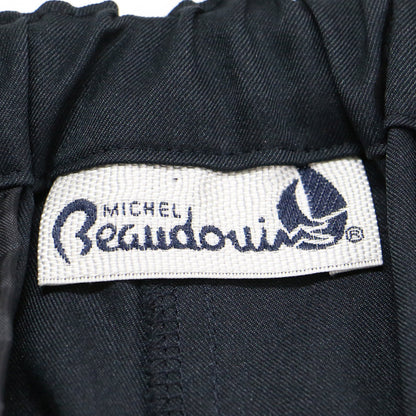 フロッキー ドット プリント パンツ / テーパード ウエストゴム