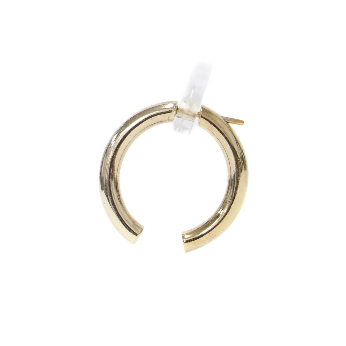 フープ ピアス / Broken 25 Earring 片耳用 SV925 K18コーティング