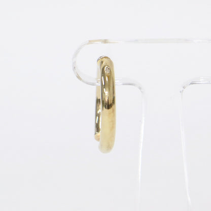 フープ ピアス / Broken 25 Earring 片耳用 SV925 K18コーティング