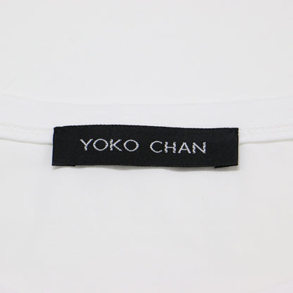 バックフレアヘム 半袖 Tシャツ / カットソー クルーネック フリル 切替 Aライン