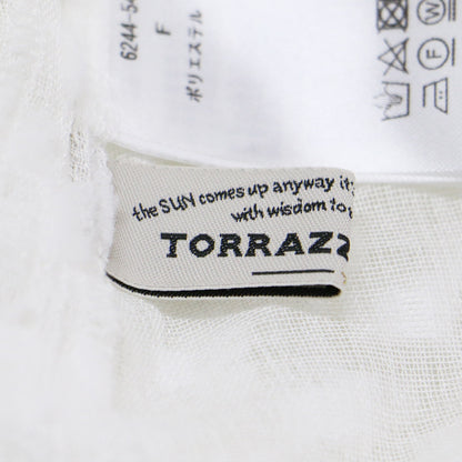 24春夏 ドット ノースリーブ ブラウス / 2WAY dot blouse フレア ティアード リボン シアー