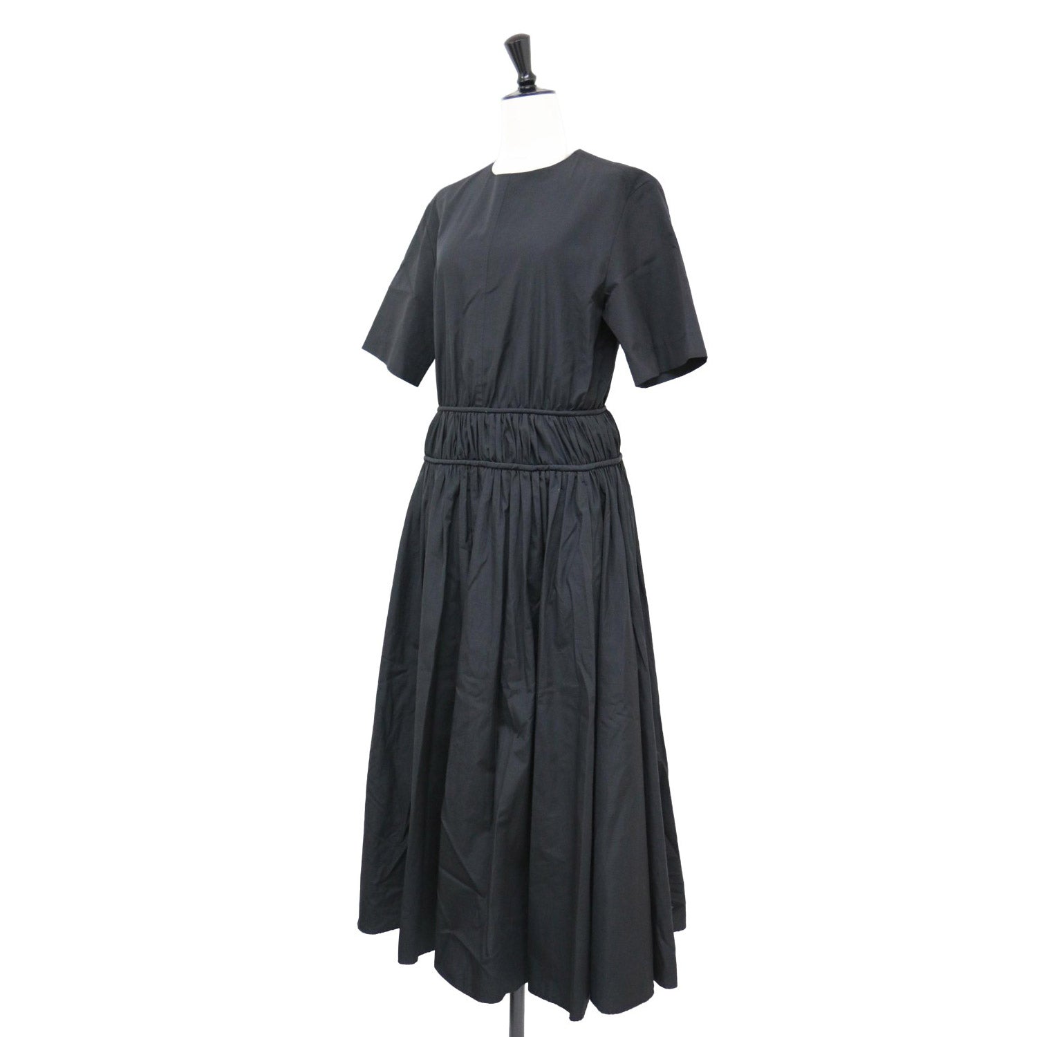 【美品】ebure エブール ウールシャツワンピース ロング丈 Aライン ebure - ebure / エブール | ウール シャツワンピース | 36