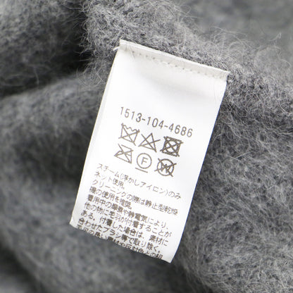 23秋冬 フォックス カシミヤ クルーネック ニット / プルオーバー 長袖 シャギー