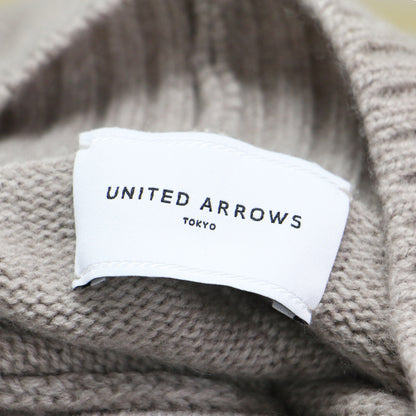 21秋冬 ウール カシミヤ スリット ハイネック ニット / プルオーバー 長袖 オーバーサイズ