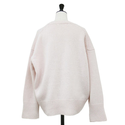 22秋冬 ファインウール クルーネック プルオーバー / ニット 長袖 ワイド