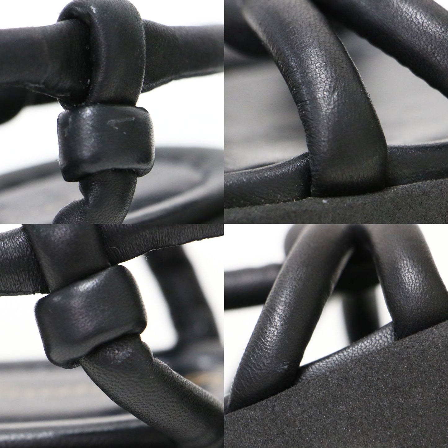 24春夏 マリン ナッパレザー サンダル / MARINE NAPPA フラット ストラップ 厚底 ラバー