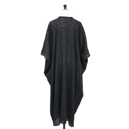 24春夏 エンブロイダリー ドルマンスリーブ ワンピース / ロング丈 半袖 刺繍 コットン