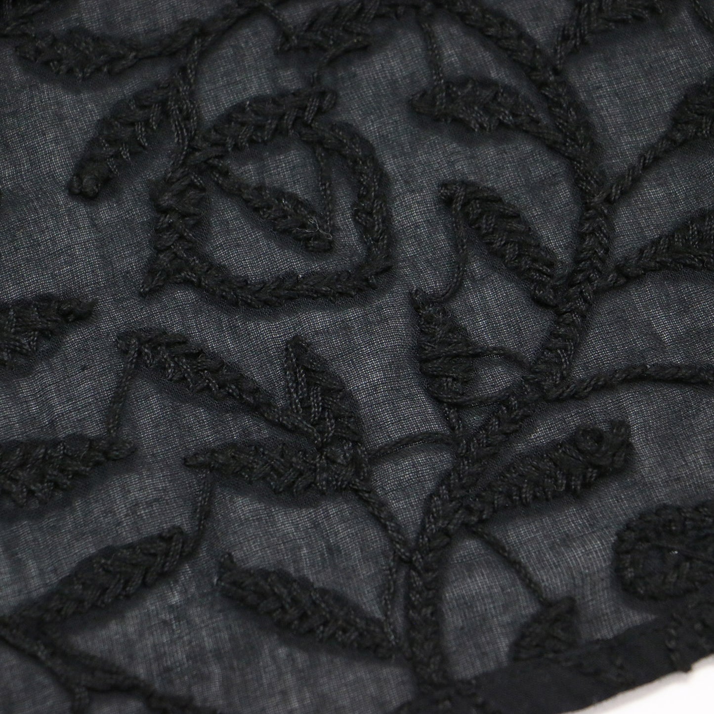 24春夏 エンブロイダリー ドルマンスリーブ ワンピース / ロング丈 半袖 刺繍 コットン