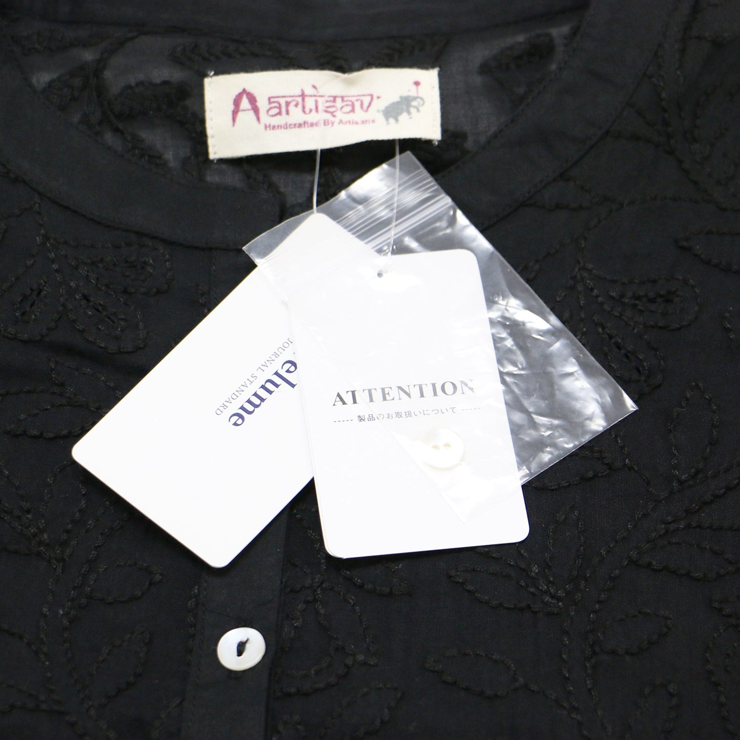 24春夏 エンブロイダリー ドルマンスリーブ ワンピース / ロング丈 半袖 刺繍 コットン