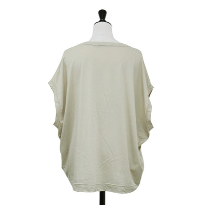 24春夏 ハイゲージ Tシャツ / ALBINI カットソー プルオーバー クルーネック 半袖 ドルマンスリーブ コットン