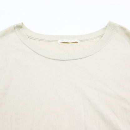 24春夏 ハイゲージ Tシャツ / ALBINI カットソー プルオーバー クルーネック 半袖 ドルマンスリーブ コットン