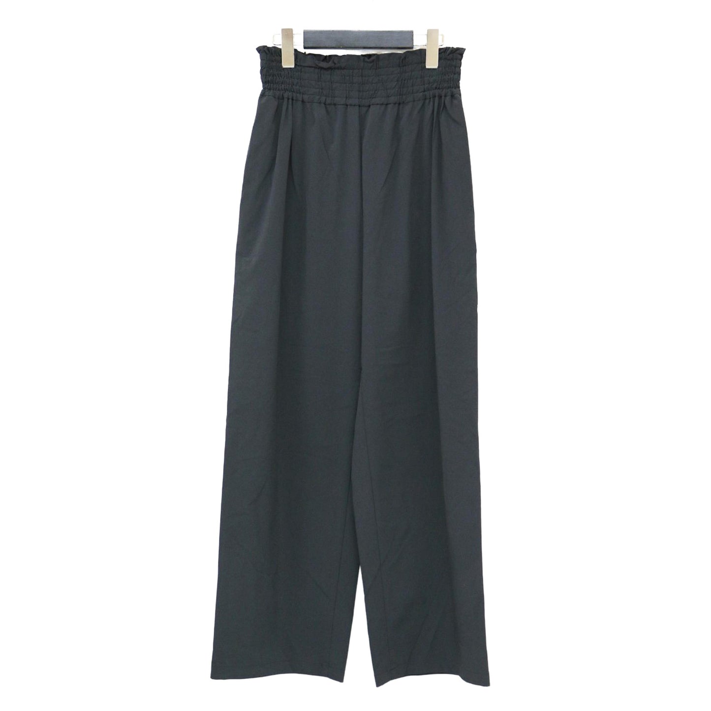 24春夏 ナイロン ストレッチ ワイド パンツ / テーパード ウエストゴム