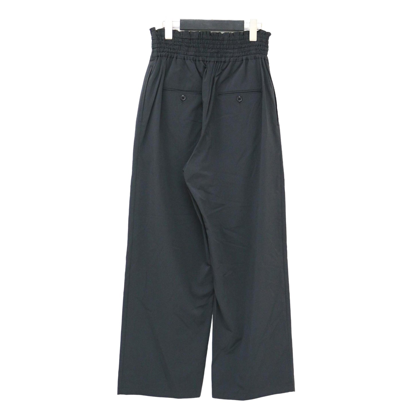 24春夏 ナイロン ストレッチ ワイド パンツ / テーパード ウエストゴム
