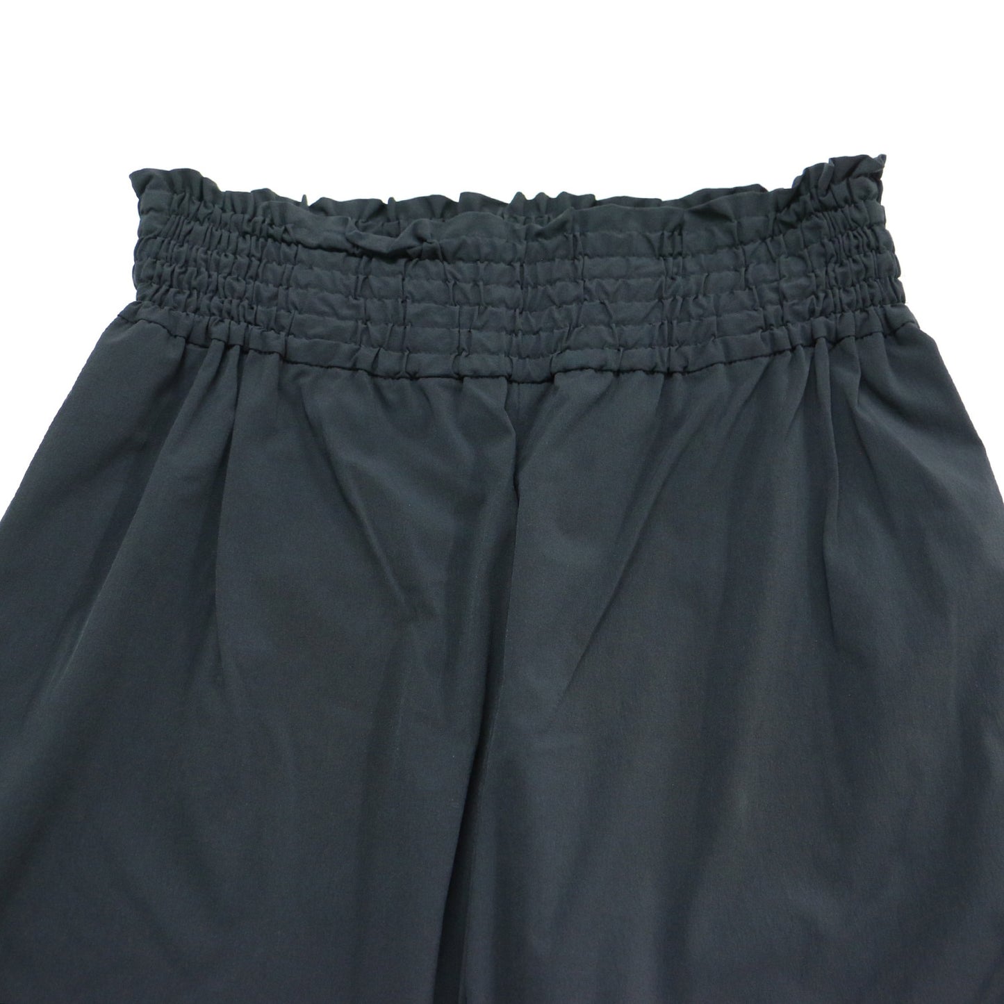 24春夏 ナイロン ストレッチ ワイド パンツ / テーパード ウエストゴム