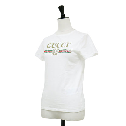 チルドレンズ グッチ ロゴ コットン Tシャツ 503628 X3L02 / カットソー ショートスリーブ 半袖 キッズ