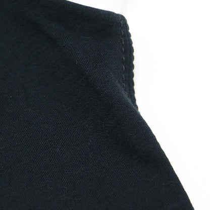 エンブロイダリー レター チェーン ショートスリーブ Tシャツ FFTS02JG2 / カットソー 半袖 クルーネック ロゴ 刺繍 バイカラー コットン