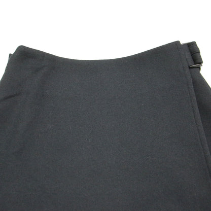 22秋冬 ウール ラップ ロング スカート / Super160S Wrapped フレア ベルト