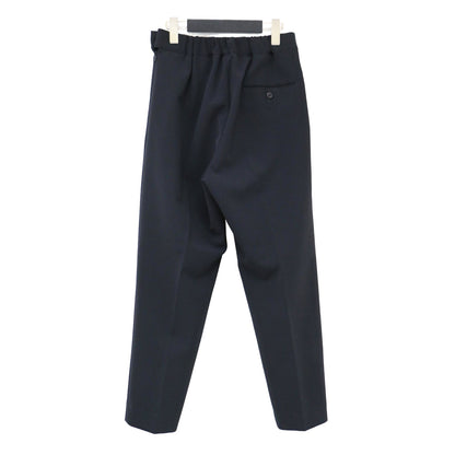 イージー テーパード パンツ / easy taperd pants センタープレス ストレッチ タック ウエストゴム