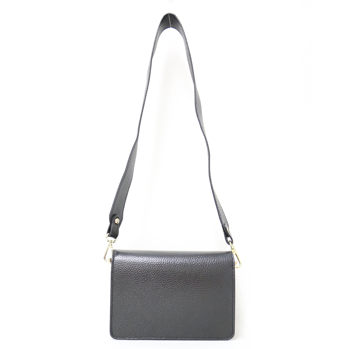 レザー ショルダー バッグ / クラッチ フラップ クロスボディ 肩掛け