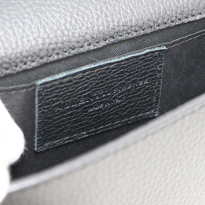 レザー ショルダー バッグ / クラッチ フラップ クロスボディ 肩掛け