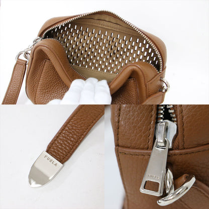 カッティング レザー ミニ ショルダーバッグ / BLOCK MINI ポシェット クロスボディ 肩掛け