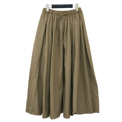 × BEAMS BOY 別注 プールナイロン ロング スカート / ギャザー フレア ボリューム