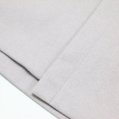 アンゴラ混 フラノフリース Aライン スカート / ロング丈 フレア フロントタック