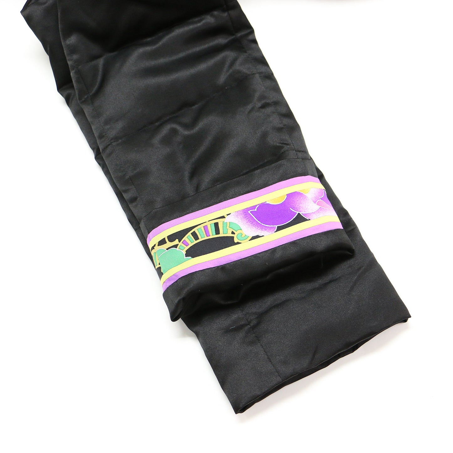 ファー付き ロングコート / ベルト付き 花柄 総柄