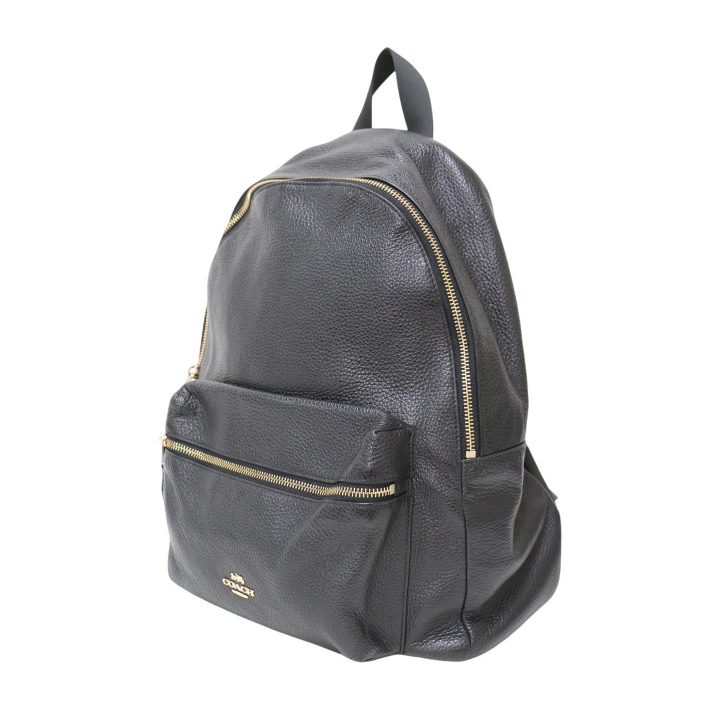 レザー リュック / バックパック ロゴ シボレザー 本革