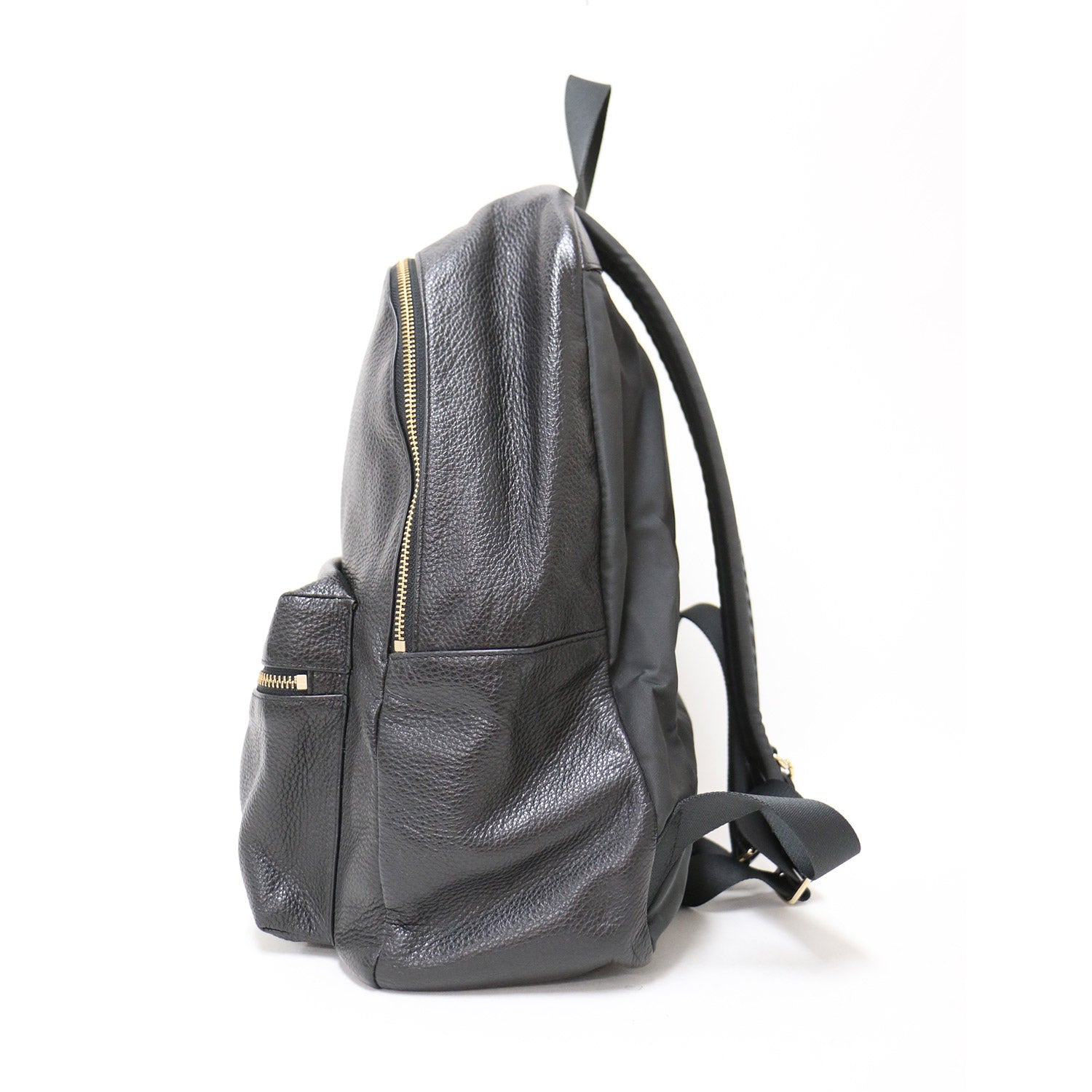 COACH ブラック シボレザー バックパック