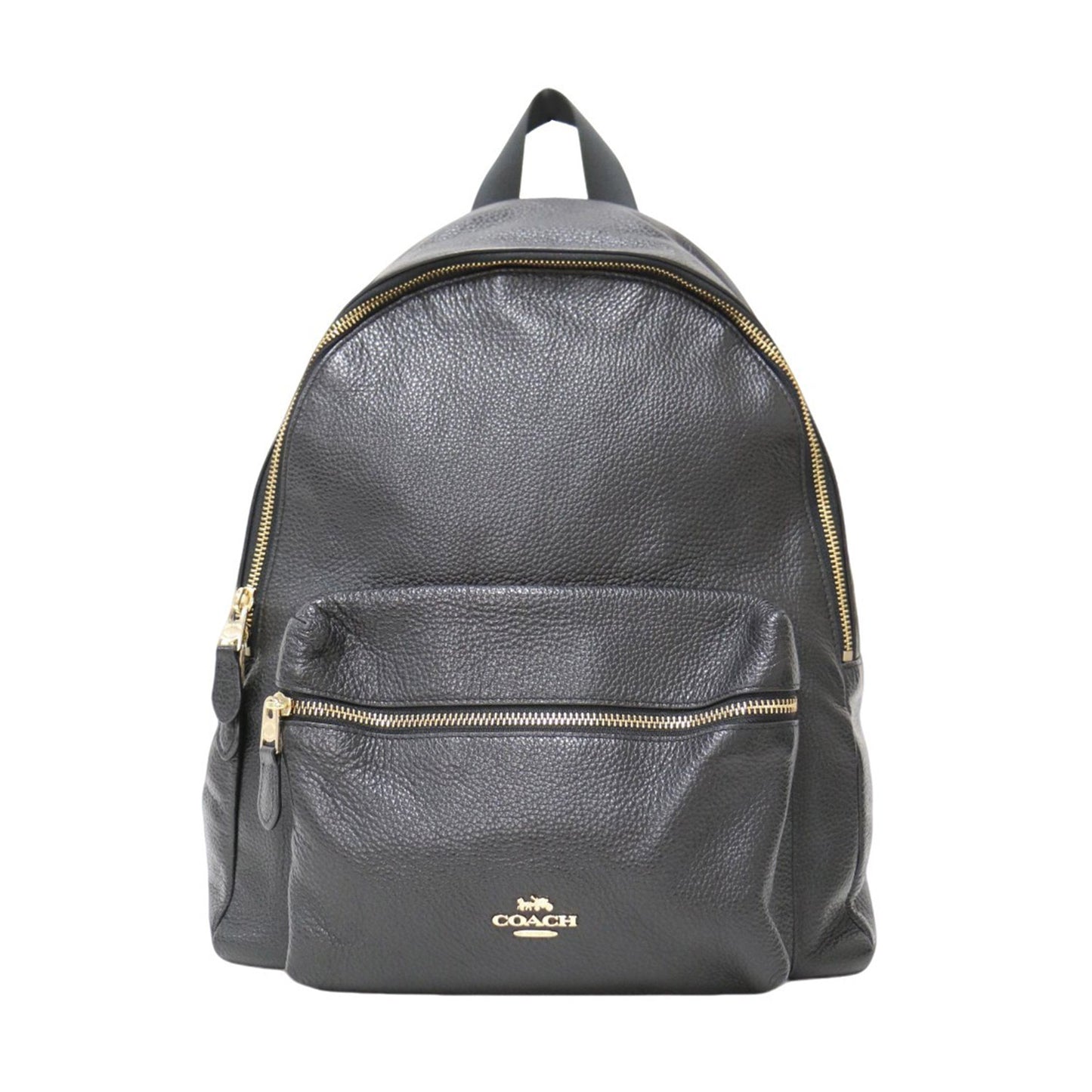 レザー リュック / バックパック ロゴ シボレザー 本革