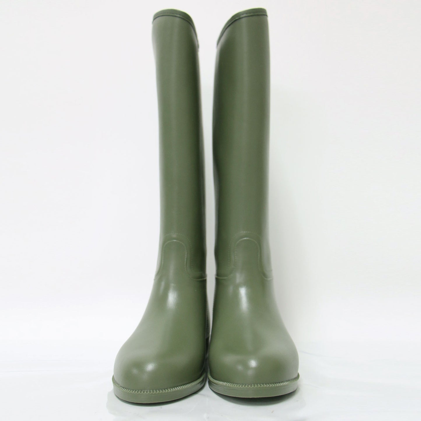 ロゴ レインブーツ / 長靴 ロング ラバー