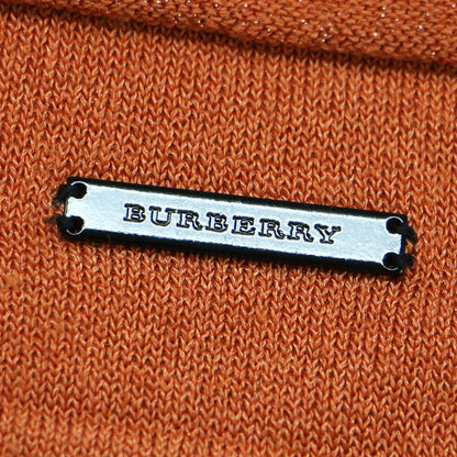 Vネック 半袖 カーディガン / サマーニット ニット ボーダー ハイゲージ レーヨン シルク