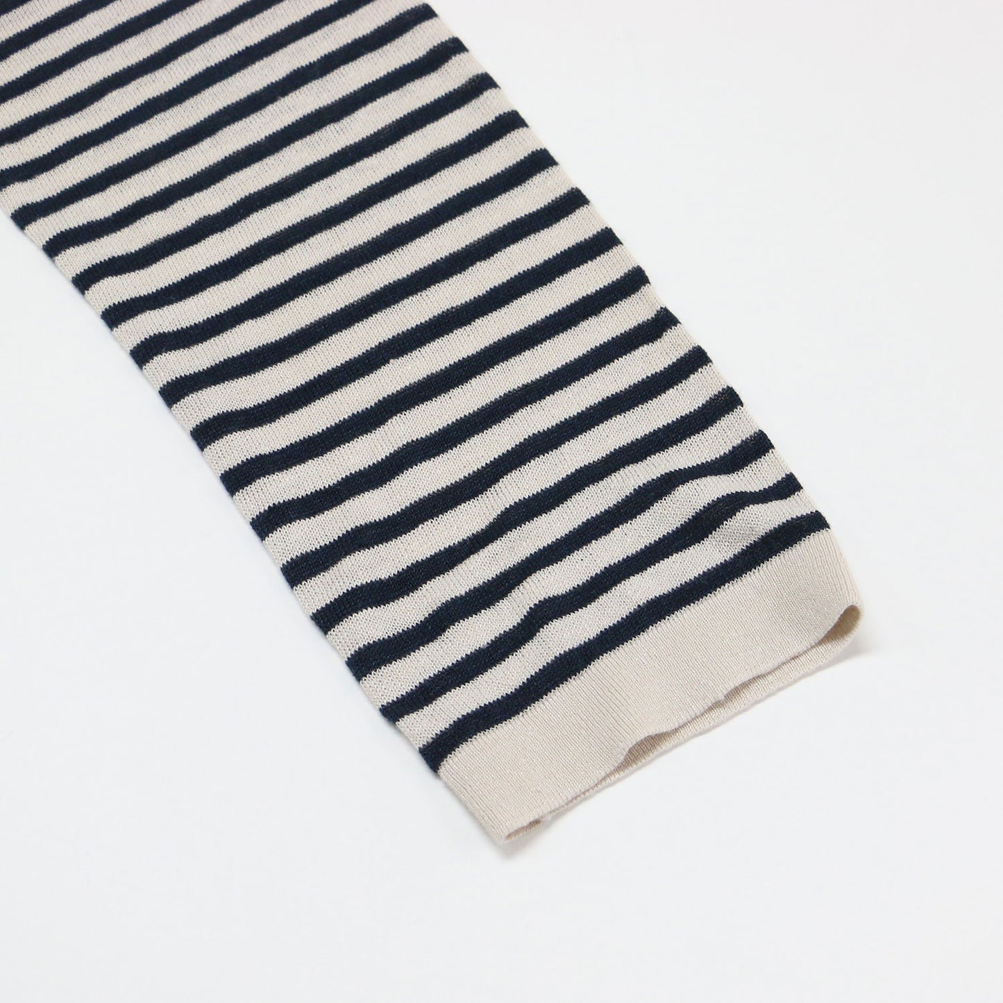 ニット パーカー / プルオーバー フード ボーダー ワイド