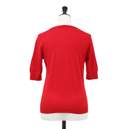 スーパーファインウール クルーネック プルオーバー / ニット 半袖 ハイゲージ