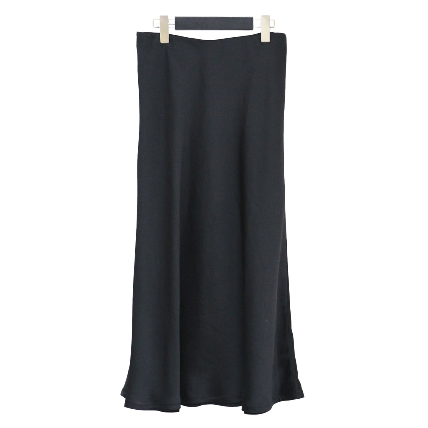 サテン マーメイド スカート / ロング丈 フレア ウエストゴム