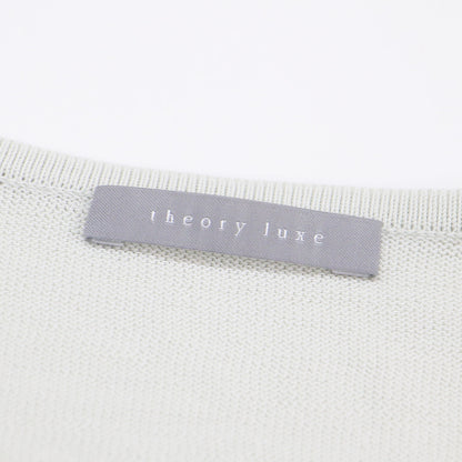 24春夏 クロッシェ編み クルーネック カーディガン / Ice Cotton Sophia ニット 長袖 透かし編み コットン