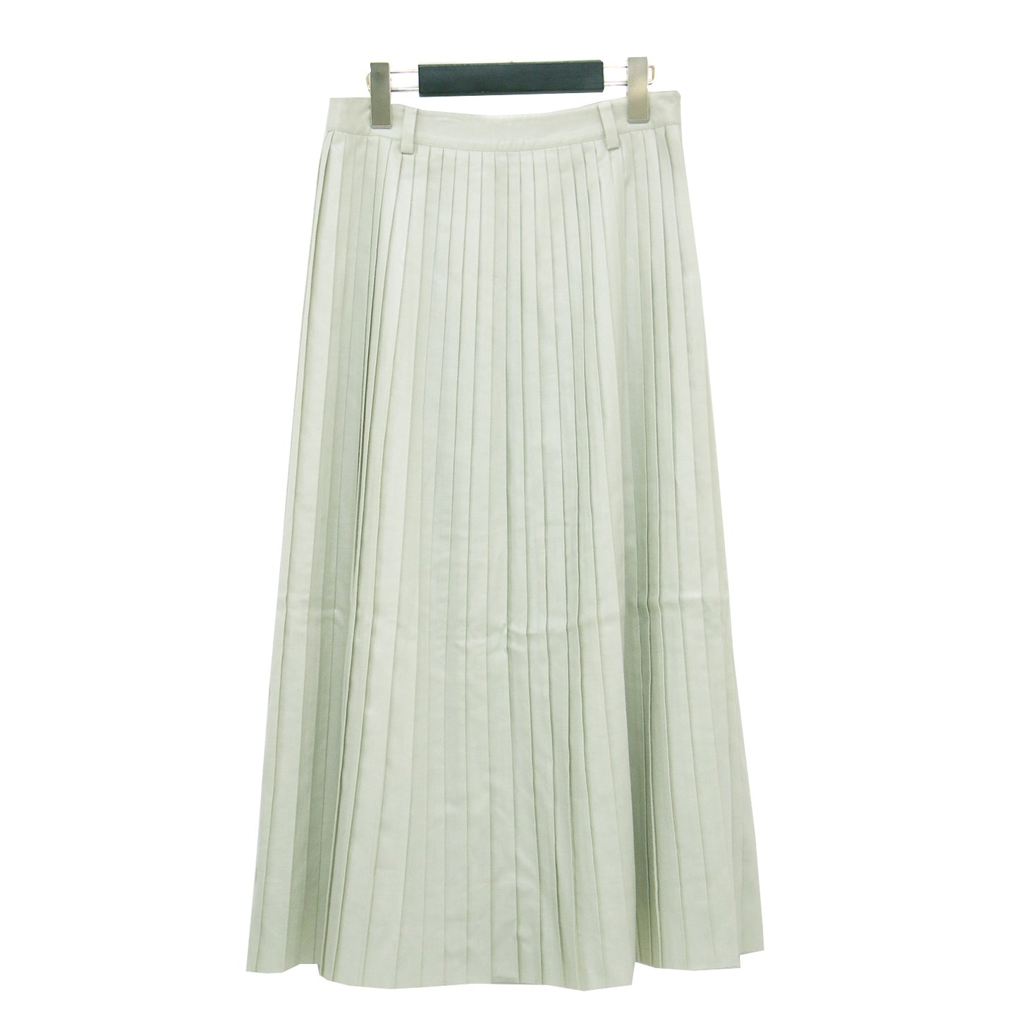 ウールプリーツ ロングスカート / Aライン フレア ベルトループ