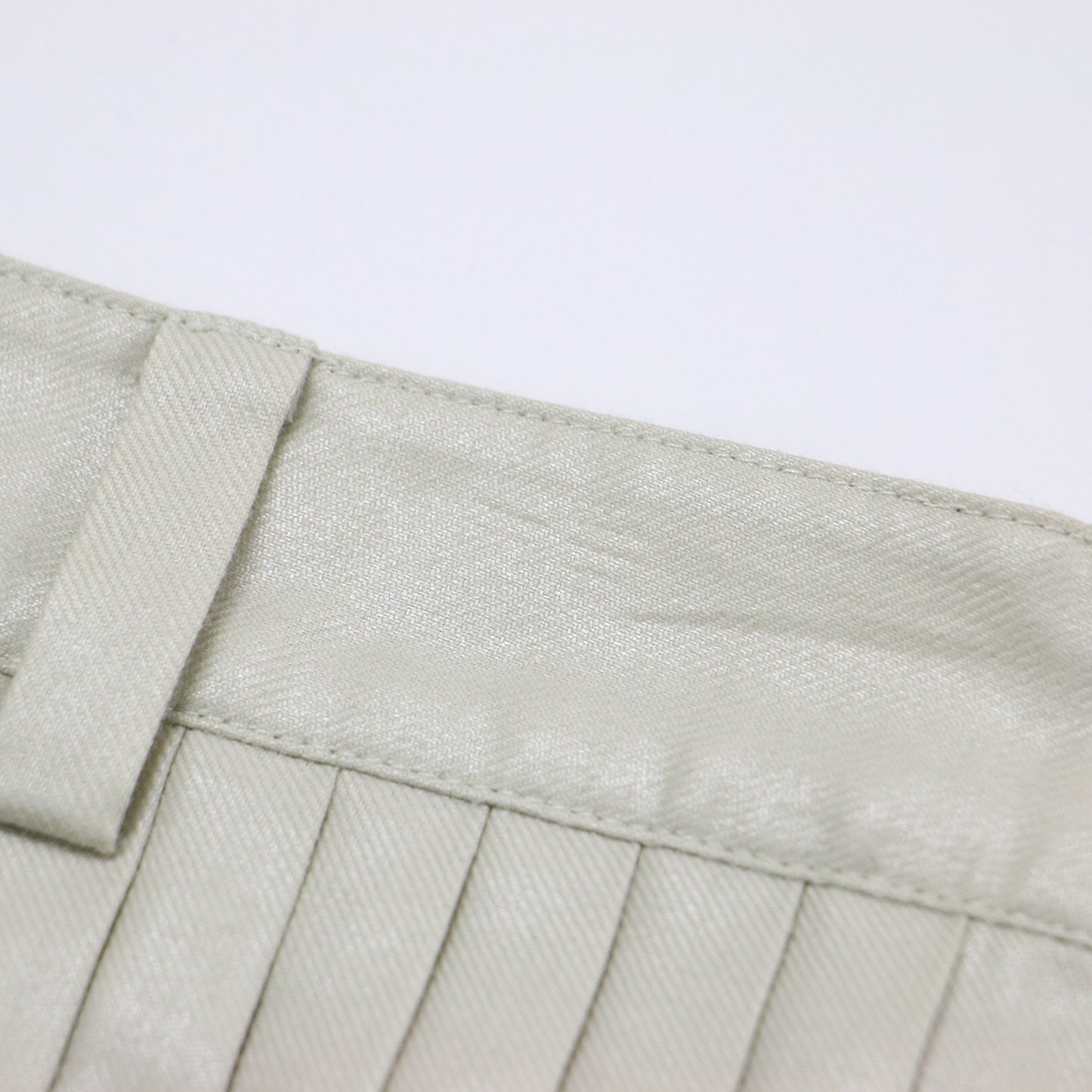 ウールプリーツ ロングスカート / Aライン フレア ベルトループ