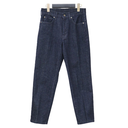 スリム テーパード デニムパンツ / CLEAN 11 CAROL D クロップド センタープレス ストレッチ ウォッシャブル