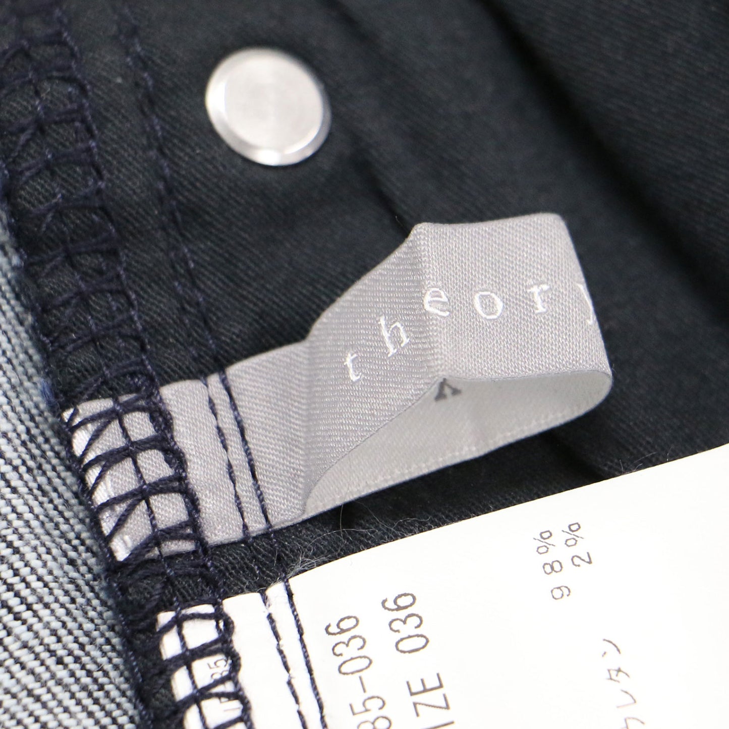 スリム テーパード デニムパンツ / CLEAN 11 CAROL D クロップド センタープレス ストレッチ ウォッシャブル