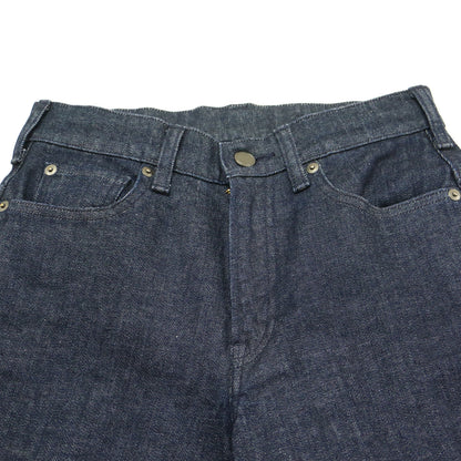 スリム テーパード デニムパンツ / CLEAN 11 CAROL D クロップド センタープレス ストレッチ ウォッシャブル