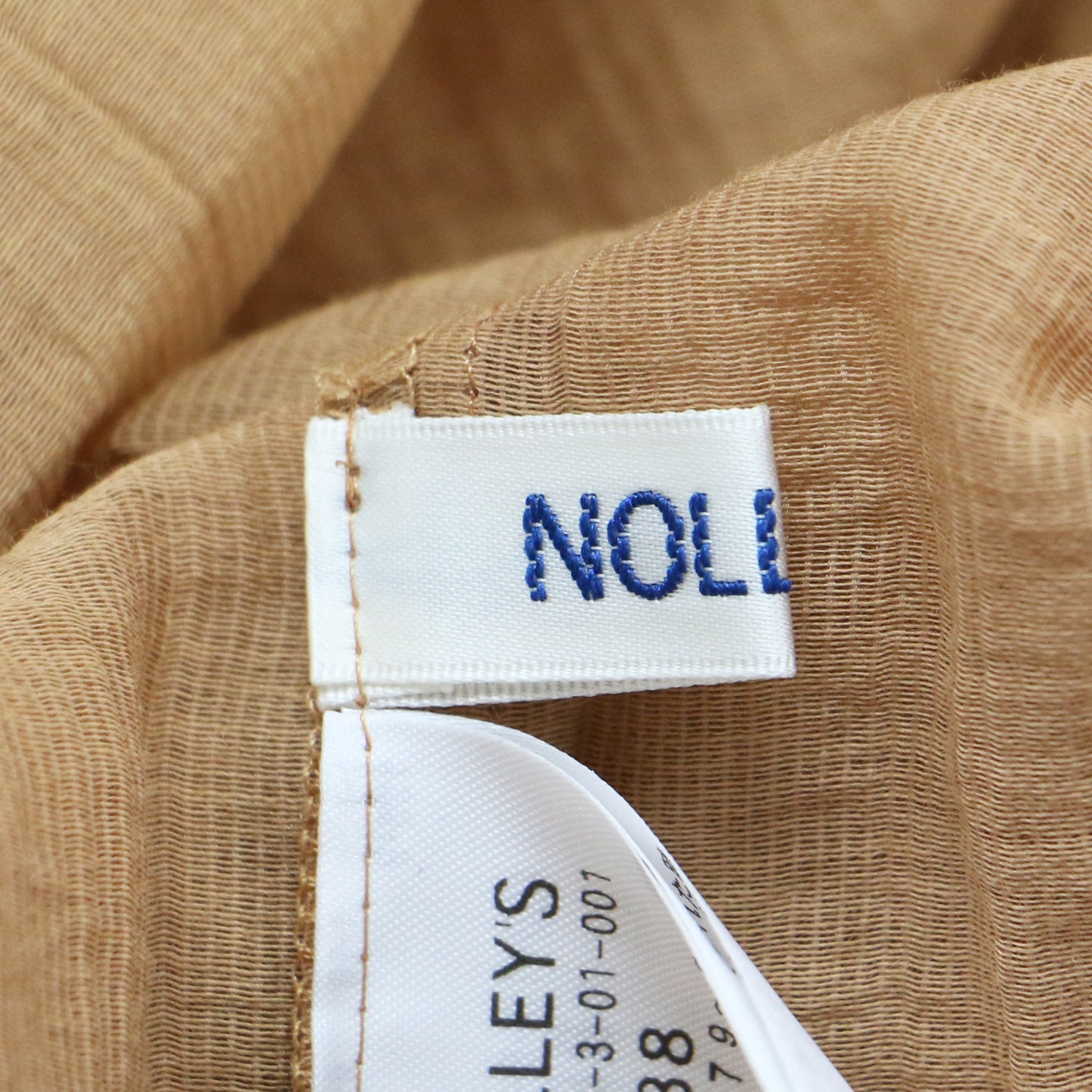 カールマイヤー パール釦 半袖 2WAY ブラウス / シャツ フレンチスリーブ パールボタン タック シアー