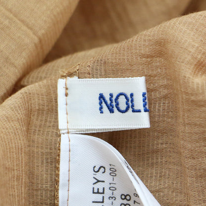 カールマイヤー パール釦 半袖 2WAY ブラウス / シャツ フレンチスリーブ パールボタン タック シアー