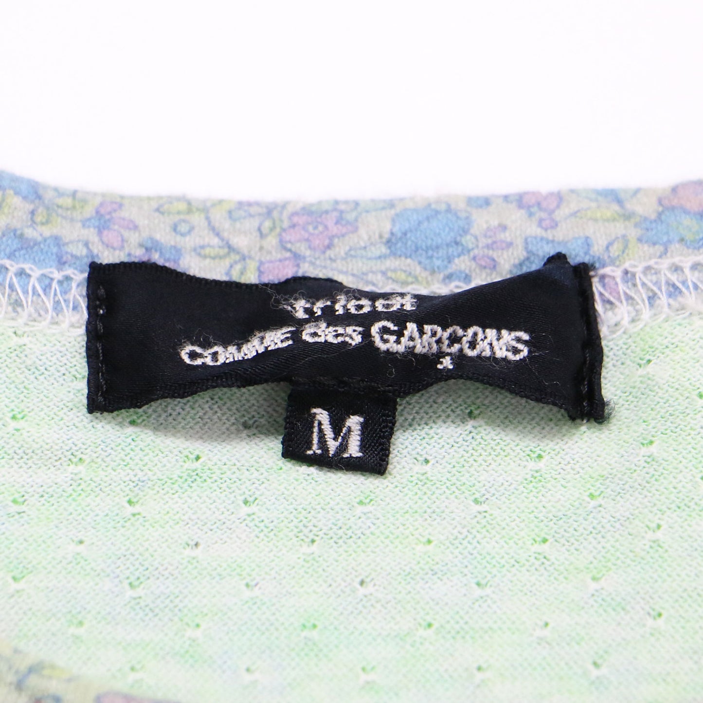 パッチワークプリント Tシャツ / カットソー 半袖 クルーネック マルチプリント マルチカラー コットン AD2018