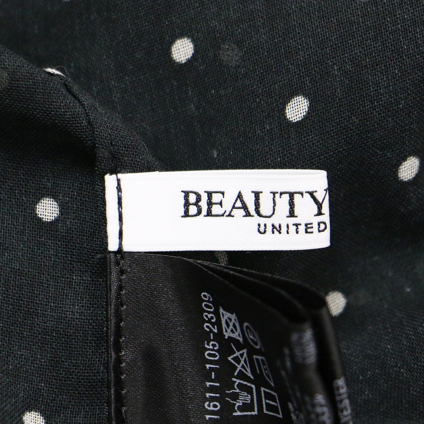 ドット バンドカラー シャツ / ブラウス 長袖 シアー タック