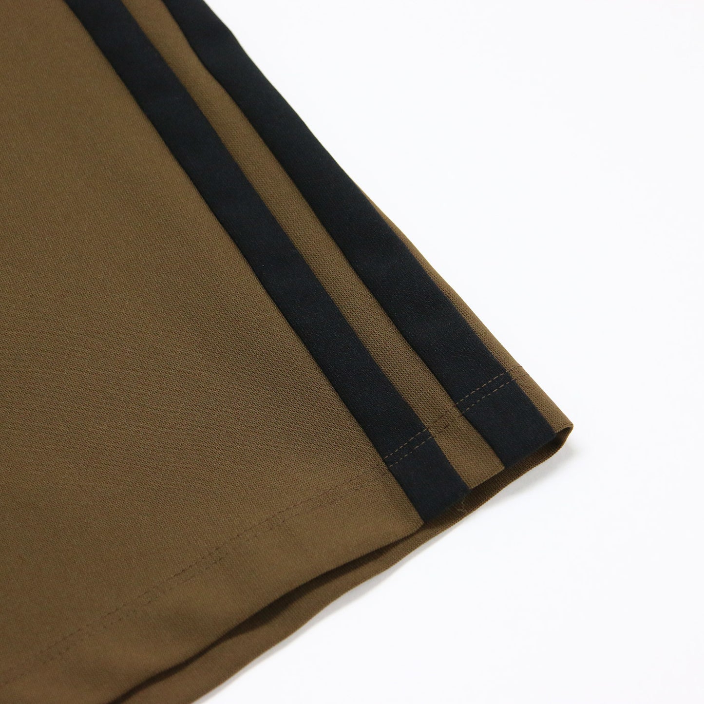 24秋冬 ライン イージー スカート / マキシ丈 ロング丈 ウエストゴム ジャージ スリット