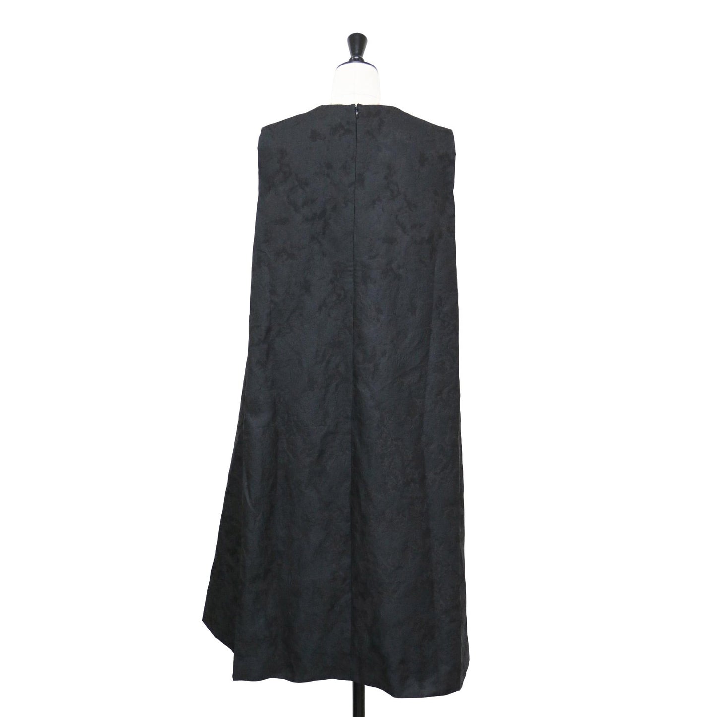 フラワー ジャガード Aライン ドレス / Swaying Flower Jaquard Aline Dress ワンピース ミディ丈 ノースリーブ Vネック