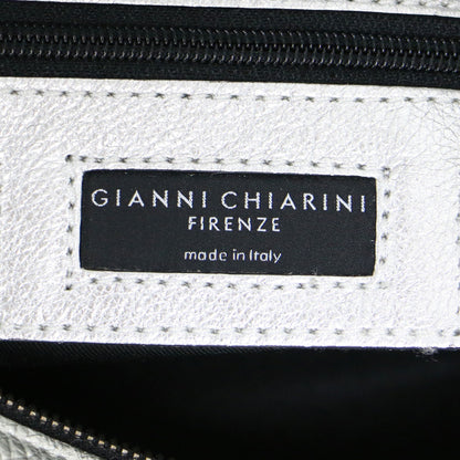 オリガミ ハンドバッグ / 2WAY ショルダーバッグ メタリック レザー 牛革