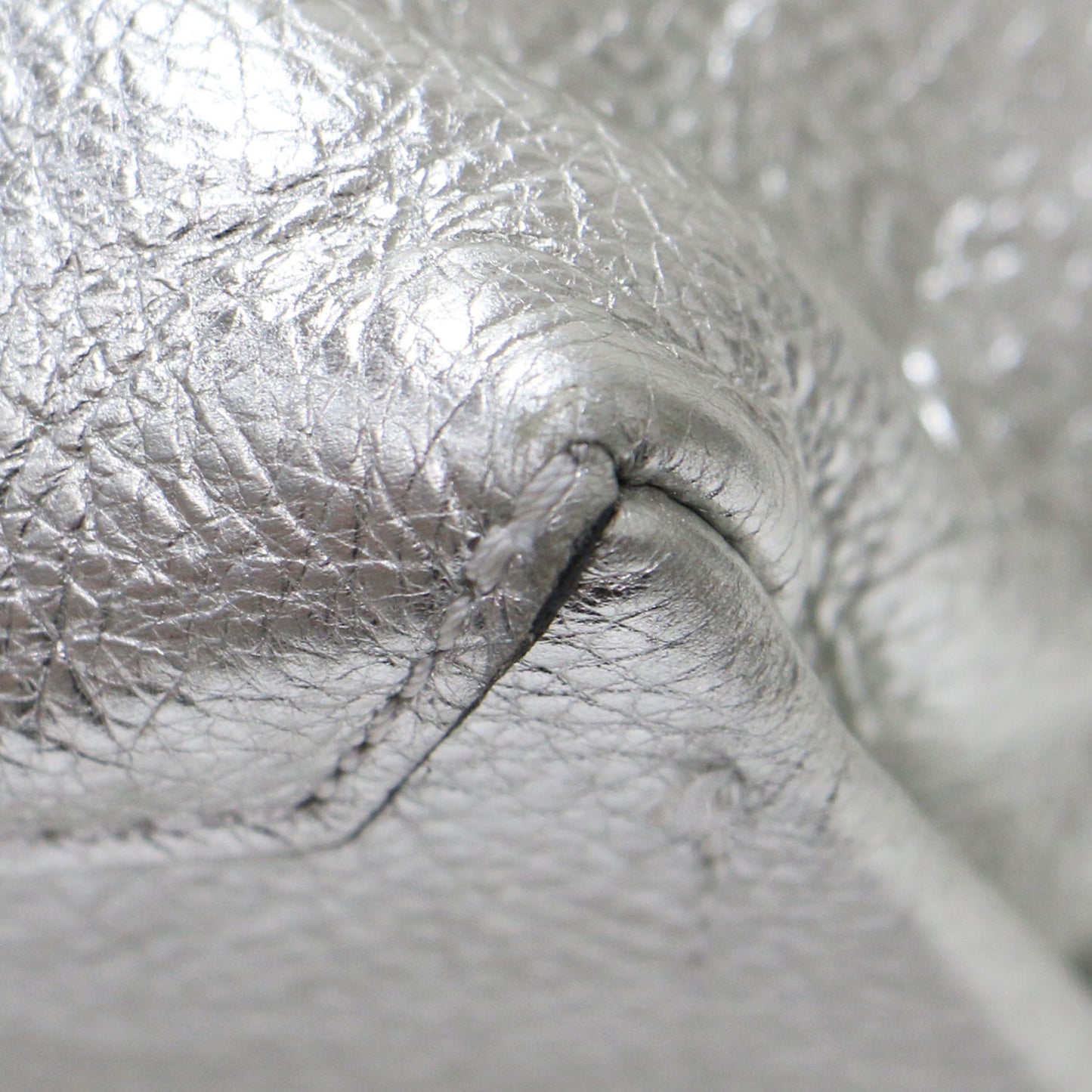 オリガミ ハンドバッグ / 2WAY ショルダーバッグ メタリック レザー 牛革